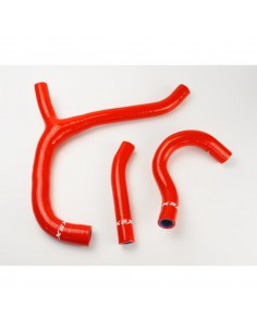 KSX Silikon-Kühlerschlauch Kit Honda CRF450 weiss Y-Kit