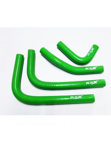 KSX Kühlerschläuche Silikon Grün Kawasaki KXF 250 2017- Bild 2 KSX Kühlerschläuche Silikon Grün Kawasaki KXF 250 2017- Bild 2
