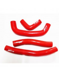 KSX Kühlerschläuche Silikon Rot Honda CRF 450 2017- 2