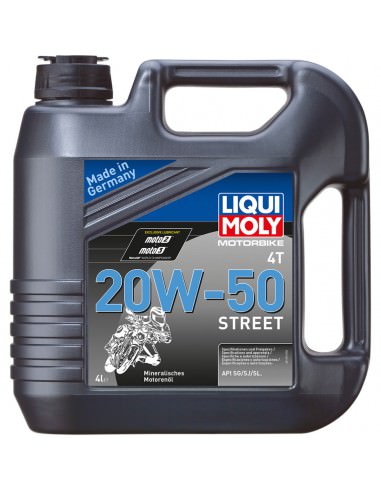 LIQUI MOLY Motor Öl MOTORBIKE 4T 20W-50 MINERAL 1 LITER