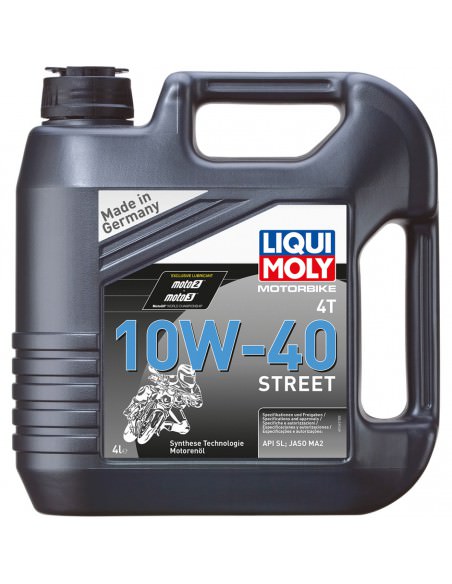 LIQUI MOLY Motor Öl MOTORBIKE 4T 10W-40 SYNTHETIC TECHNOLOGY 1 LITER