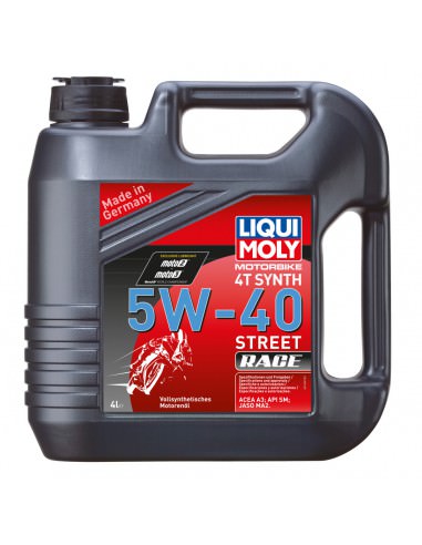 LIQUI MOLY Motor Öl MOTORBIKE 4T 5W-40 FULLY SYNTHETIC 4 LITER Bild 2 LIQUI MOLY Motor Öl MOTORBIKE 4T 5W-40 FULLY SYNTHETIC 4 LITER Bild 2