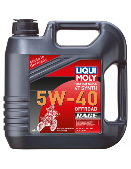 LIQUI MOLY Motor Öl MOTORBIKE 4T 5W-40 FULLY SYNTHETIC 4 LITER