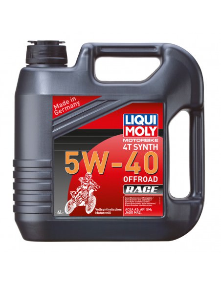 LIQUI MOLY Motor Öl MOTORBIKE 4T 5W-40 FULLY SYNTHETIC 4 LITER Bild 2