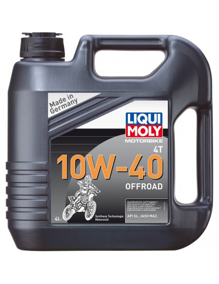 LIQUI MOLY Motor Öl MOTORBIKE 4T 10W-40 SYNTHETIC TECHNOLOGY 4 LITER