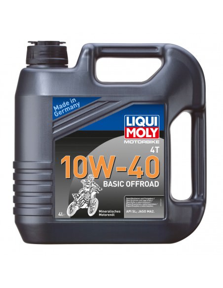 LIQUI MOLY Motor Öl MOTORBIKE 4T 10W-40 SYNTHETIC TECHNOLOGY 4 LITER Bild 2