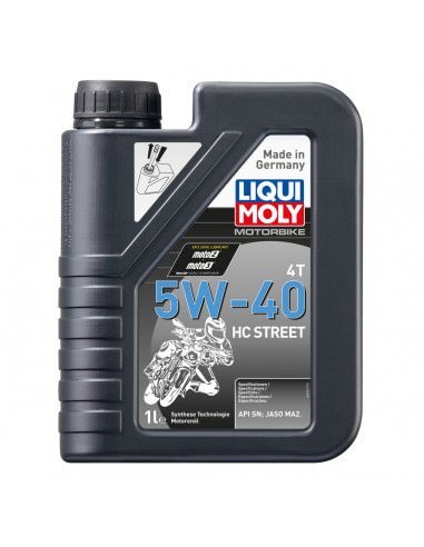 LIQUI MOLY 4T 5W40 HC STREET 1L Bild 2 LIQUI MOLY 4T 5W40 HC STREET 1L Bild 2