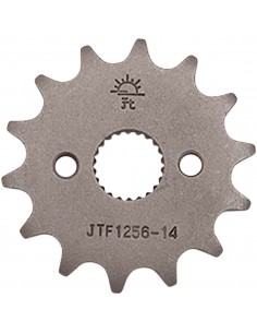 JT SPROCKETS F1256.14 VORDERES ERSATZ KETTENRAD 14 ZÄHNE 420 TEILUNG NATURSTAHL