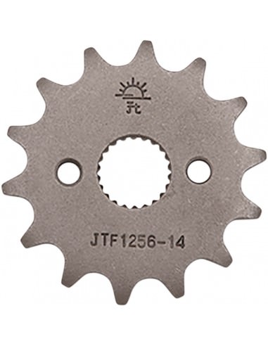 JT SPROCKETS F1256.14 VORDERES ERSATZ KETTENRAD 14 ZÄHNE 420 TEILUNG NATURSTAHL