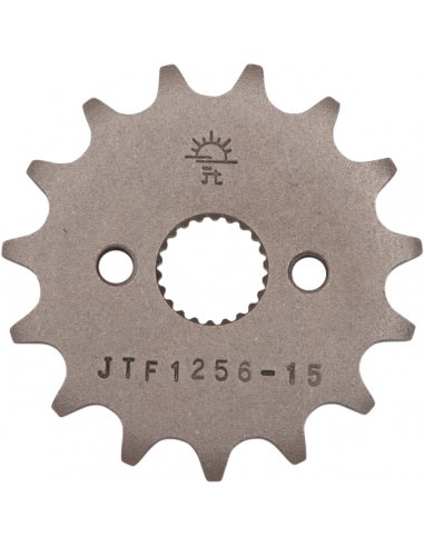 JT SPROCKETS F1256.15 VORDERES ERSATZ KETTENRAD 15 ZÄHNE 420 TEILUNG NATURSTAHL