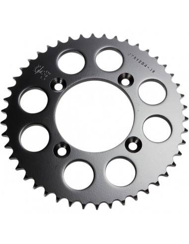 JT SPROCKETS R1204.46 HINTERES ERSATZ KETTENRAD 46 ZÄHNE 428 TEILUNG NATURSTAHL