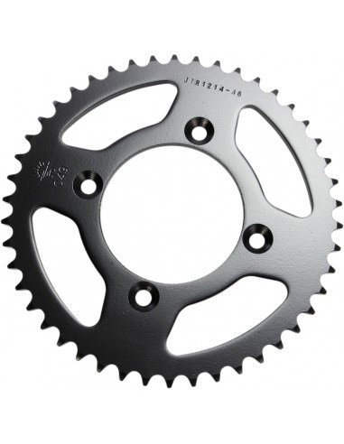 JT SPROCKETS R1214.46 HINTEN KETTENRAD 46 ZÄHNE 420 TEILUNG NATUR C49 KOHLENSTOFFREICHER STAHL