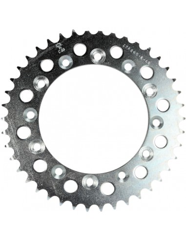 JT SPROCKETS R245/2.42 HINTEN KETTENRAD 42 ZÄHNE 520 TEILUNG NATUR C49 KOHLENSTOFFREICHER STAHL