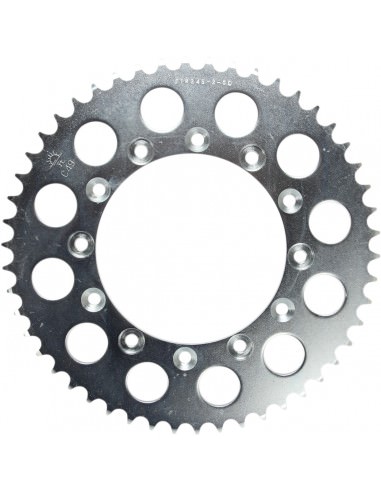 JT SPROCKETS R245/250 HINTEN KETTENRAD 50 ZÄHNE 520 TEILUNG NATUR C49 KOHLENSTOFFREICHER STAHL