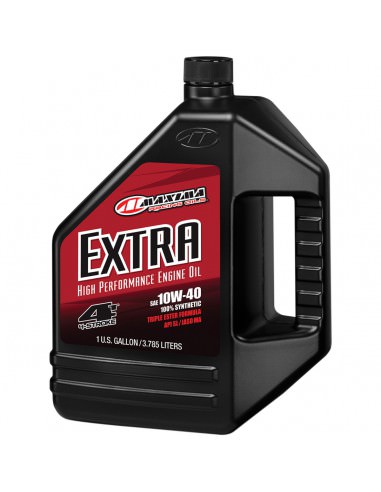 MAXIMA RACING OIL MOTORÖL 4-TAKT 10W40 / 378 LITER / 1 GALLON / AMBER