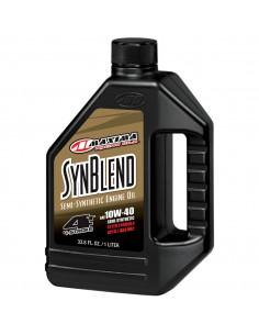 MAXIMA RACING OIL MOTORÖL 4-TAKT 10W40 / 1 LITER / 338 FL. OZ. / AMBER