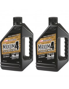 MAXIMA RACING OIL MOTORÖL 4-TAKT 20W50 / 1 LITER / 338 FL. OZ. / AMBER 2