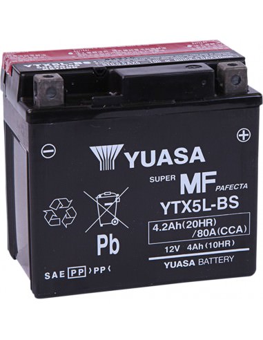 YUASA BATTERIE YTX® 12V 114 MM X 7112 MM X 10414 MM BLEISÄURE WARTUNGSFREI ERSATZ SCHWARZ