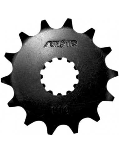 SUNSTAR SPROCKETS 110 VORDERES RITZEL ERSATZ 13 ZÄHNE 420 TEILUNG SCHWARZER STAHL