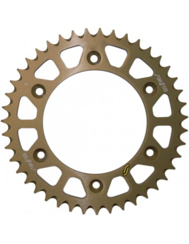 SUNSTAR SPROCKETS 5-3559 HINTERES LEICHTES RITZEL 46 ZÄHNE 520 TEILUNG SCHWARZES ALUMINIUM