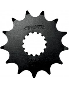 SUNSTAR SPROCKETS 226 VORDERES RITZEL ERSATZ 16 ZÄHNE 428 PITCH BLACK STEEL 2