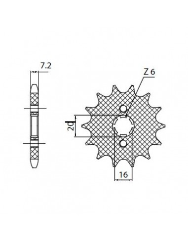 SUNSTAR SPROCKETS 241 VORDERES RITZEL ERSATZ 14 ZÄHNE 428 PITCH BLACK STEEL