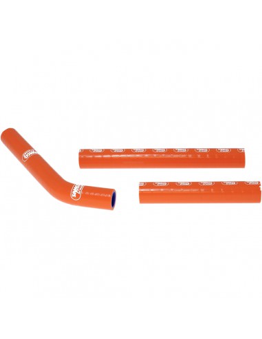 SAMCO SPORT KÜHLERSCHLAUCH SET SILIKON ORANGE