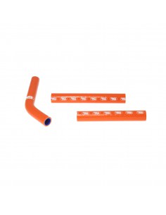 SAMCO SPORT KÜHLERSCHLAUCH SET SILIKON ORANGE 2