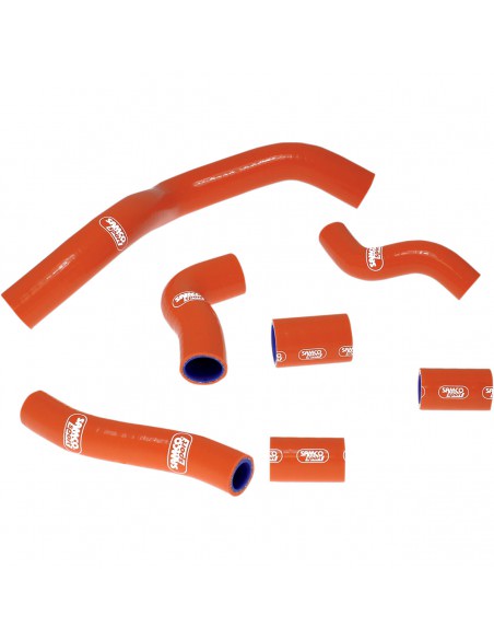 SAMCO SPORT KÜHLERSCHLAUCH SET SILIKON ORANGE