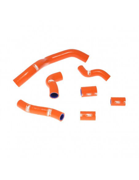 SAMCO SPORT KÜHLERSCHLAUCH SET SILIKON ORANGE Bild 2