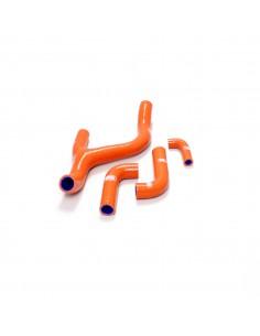SAMCO SPORT KÜHLERSCHLAUCH SET SILIKON ORANGE