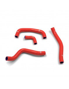 SAMCO SPORT KÜHLERSCHLAUCH SET SILIKON ROT 2