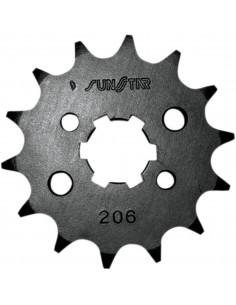 SUNSTAR SPROCKETS 206 VORDERES RITZEL ERSATZ 13 ZÄHNE 428 PITCH BLACK STEEL