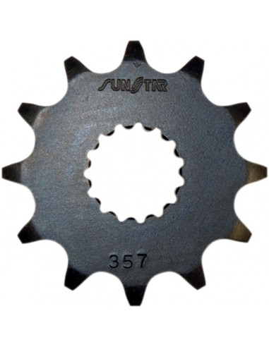 SUNSTAR SPROCKETS 357 VORDERES RITZEL ERSATZ 13 ZÄHNE 520 TEILUNG SCHWARZER STAHL