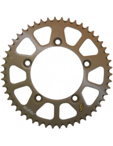 SUNSTAR SPROCKETS 5-1390 HINTERES LEICHTES RITZEL 50 ZÄHNE 520 TEILUNG SCHWARZES ALUMINIUM