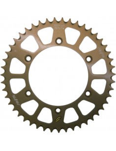 SUNSTAR SPROCKETS 5-3577 HINTERES LEICHTES RITZEL 48 ZÄHNE 520 TEILUNG SCHWARZES ALUMINIUM