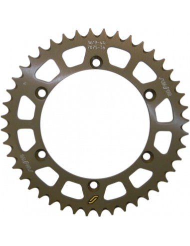 SUNSTAR SPROCKETS 5-3619 HINTERES LEICHTES RITZEL 46 ZÄHNE 520 TEILUNG ALUMINIUM NATUR