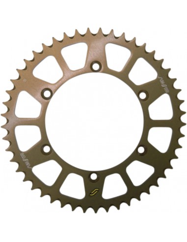 SUNSTAR SPROCKETS 5-3619 HINTERES LEICHTES RITZEL 49 ZÄHNE 530 TEILUNG SCHWARZES ALUMINIUM