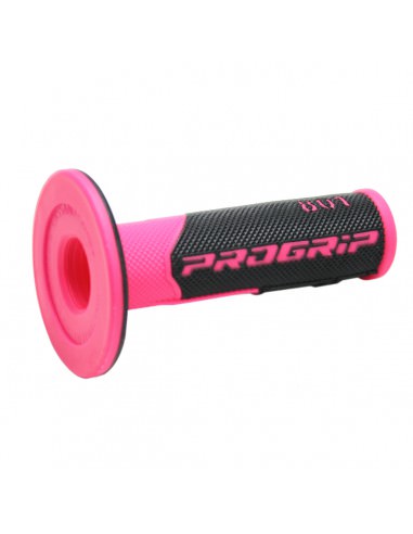 PRO GRIP GRIFFE DOUBLE DENSITY OFFROAD 801 GESCHLOSSENES ENDE SCHWARZ/FLUO ROSA