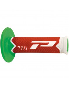 PRO GRIP GRIFFE TRIPLE DENSITY OFFROAD 788 GESCHLOSSENES ENDE WEIß/ROT/GRÜN