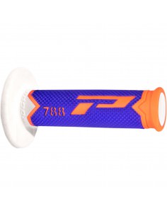 PRO GRIP GRIFFE TRIPLE DENSITY OFFROAD 788 GESCHLOSSENES ENDE FLUO ORANGE/BLAU/WEIß