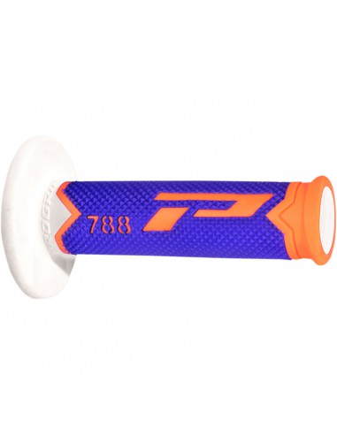 PRO GRIP GRIFFE TRIPLE DENSITY OFFROAD 788 GESCHLOSSENES ENDE FLUO ORANGE/BLAU/WEIß