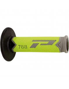 PRO GRIP GRIFFE TRIPLE DENSITY OFFROAD 788 GESCHLOSSENES ENDE GRAU/FLUO GELB/SCHWARZ