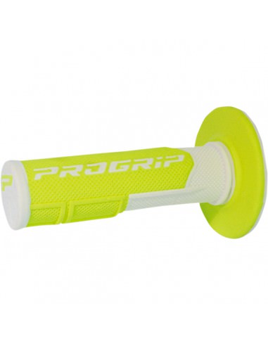 PRO GRIP GRIFFE DOUBLE DENSITY OFFROAD 801 GESCHLOSSENES ENDE WEIß/FLUO GELB