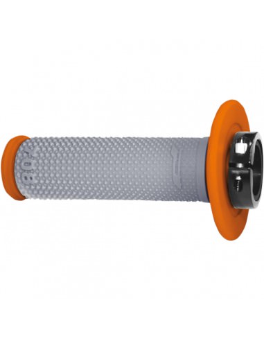 PRO GRIP 708 OFFROAD SINGLE DENSITY LOCK ON GRIFFE ORANGE/GRAU