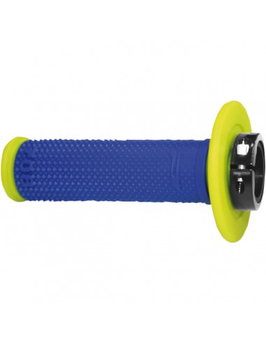 PRO GRIP 708 OFFROAD SINGLE DENSITY LOCK ON GRIFFE FLUO GELB/BLAU