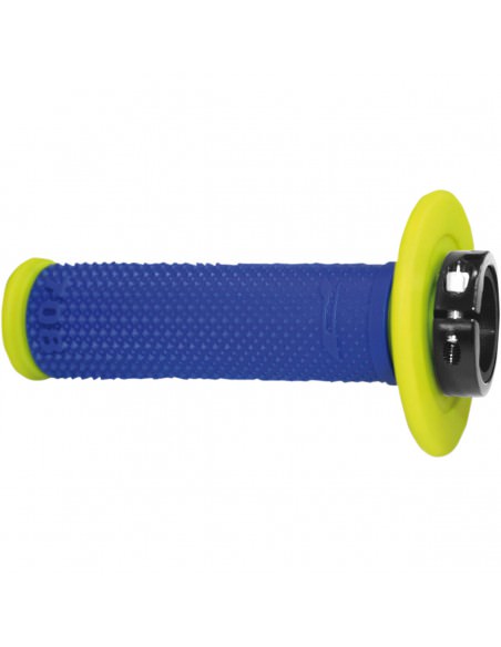 PRO GRIP 708 OFFROAD SINGLE DENSITY LOCK ON GRIFFE FLUO GELB/BLAU