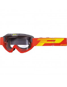 PRO GRIP BRILLE RIOT GRAU/ROT
