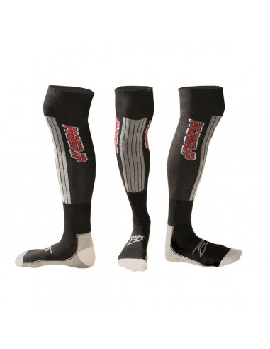 PRO GRIP SOCKEN OVERKNEE SCHWARZ/GRAU