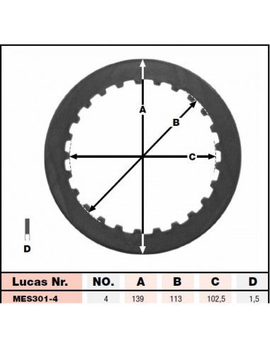 TRW KUPPLUNGSLAMELLENSATZ Bild 2 TRW KUPPLUNGSLAMELLENSATZ Bild 2
